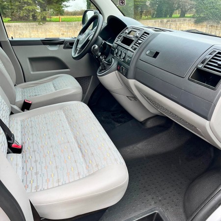 T08242 Kombishop van vw occasion Transporter T5 gris L1H1 banquette avant