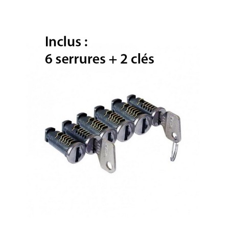 VW T4 3 barres de toit acier Epoxy 145 cm avec serrures Cruz Kombishop