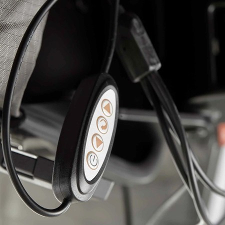 Auvent latéral 270° rigide BRANCH CLEAN – Hardcover ABS - Vickywood éclairage LED