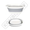 Évier rétractable amovible bassine blanche de camping WildLand épaisseur 5 cm