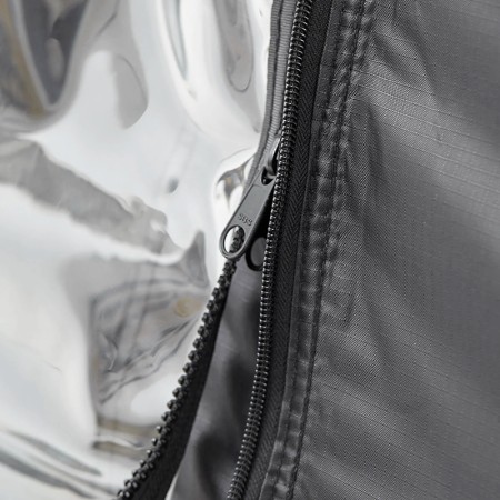 Vickywood VW-A2-MO3-190-BKGY annexe de tente de toit hybride 2e génération Mighty Oak grise 190 zip des fenêtres PVC