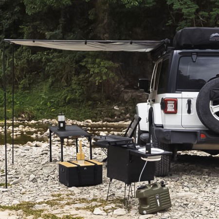 WL-AW-LWP Parois amovibles en 3 parties pour auvent latéral de voiture WildLand sur 4x4