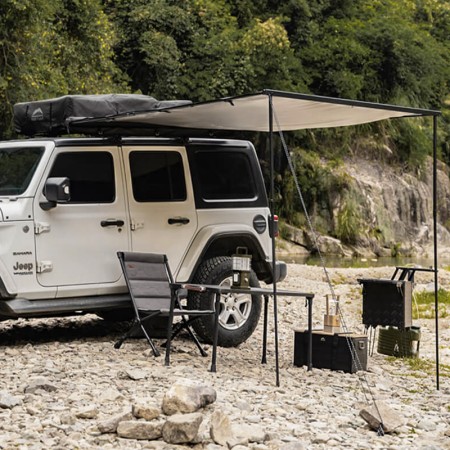 WL-AW-LWP Parois amovibles en 3 parties pour auvent latéral de voiture WildLand en camping