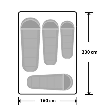 Tente de toit WildLand Wild Cruiser Pro 160 dimensions de matelas 160 x 230 cm pour 3 personnes