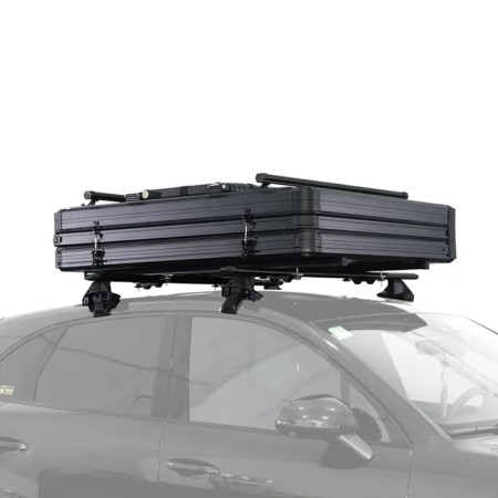 Tente de toit coque rigide 2 places OrthFrame 130 V2 de WildLand coque aluminium