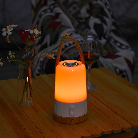 Jade - Lanterne de camping LED avec haut-parleur Bluetooth - modèle d'exposition