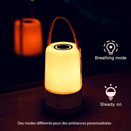 Jade - Lanterne de camping LED avec haut-parleur Bluetooth - modèle d'exposition