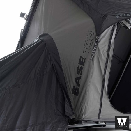 Nouvelle annexe pour tentes de toit Cumaru Ease & Cumaru XP - Vickywood Kombishop vue latérale