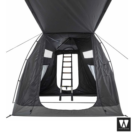 Nouvelle annexe pour tentes de toit Cumaru Ease & Cumaru XP - Vickywood Kombishop vue de face