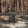 Table de camping pliable et portable Wildland aluminium MTS-C dans la forêt version pro