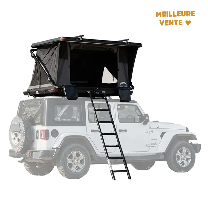 Tente de toit toute saison Rock Cruiser Pro coque aluminium 4 vérins WildLand Kombishop