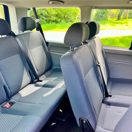 VW T5 Caravelle 2009 / 86.000 km / 2.0 tdi 84 ch / L1H1 banquette arrière