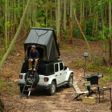 Tente de toit rigide triangulaire Litestri 130 - WildLand