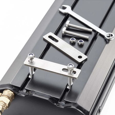 VW-WT Réservoir d'eau 16 litres sous pression mobile, douche portable Vickywood livrée avec système de fixation