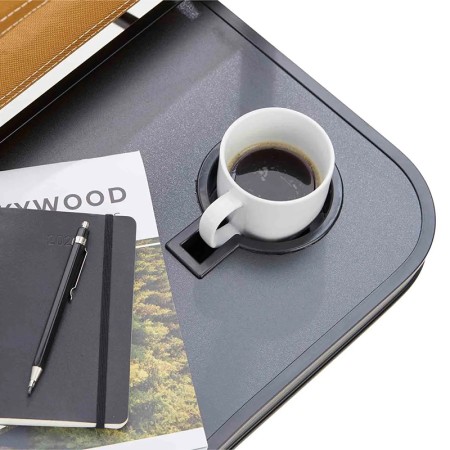 Chaise de camping Horizon Camp camel - Vickywood porte tasse