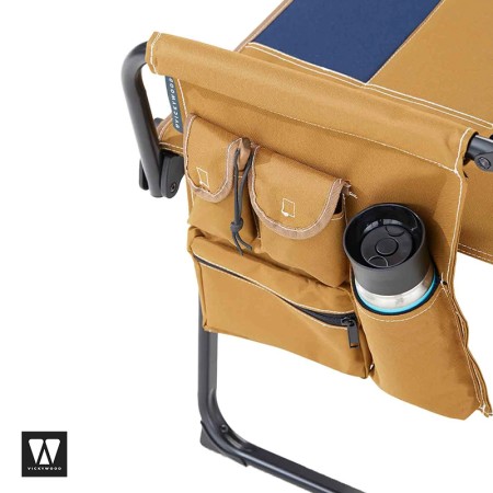 Chaise de camping Horizon Camp camel - Vickywood rangement