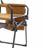 Chaise de camping Horizon Camp camel - Vickywood pieds aluminium