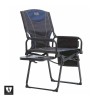 Chaise de camping Horizon Camp noire - Vickywood accoudoirs