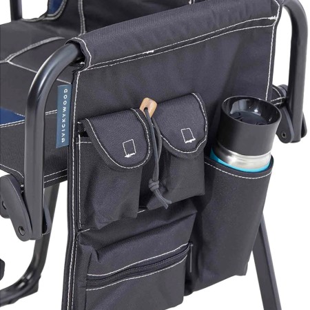 Chaise de camping Horizon Camp noire - Vickywood rangement