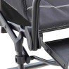 Chaise de camping Horizon Camp noire - Vickywood pliante