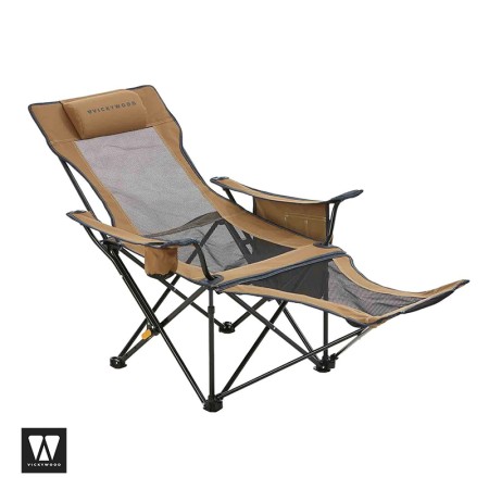Chaise de camping Camp Lounge sable - Vickywood