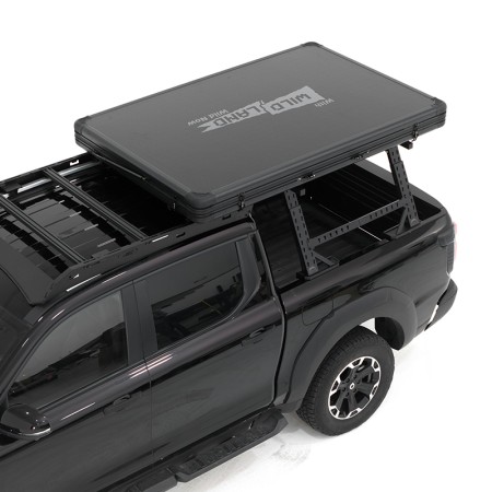 Tente de toit rigide pour toute voiture 2 places Desert Cruiser Pro 130 V2 - WildLand Kombishop coque aluminium
