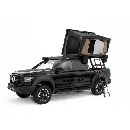 Tente de toit rigide pour toute voiture 2 places Desert Cruiser Pro 130 V2 - WildLand Kombishop moustiquaire
