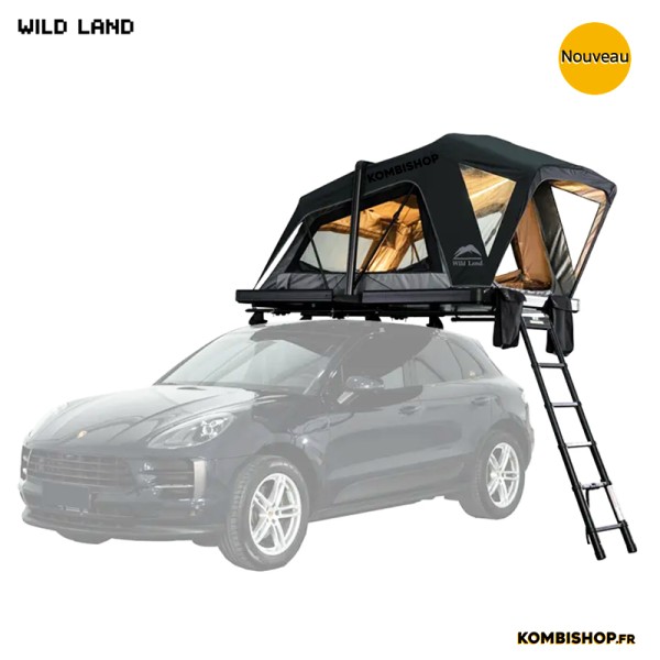 Tente de toit rigide 2 places OrthFrame 130 V2 de WildLand chez Kombishop
