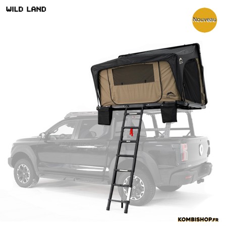 Tente de toit rigide pour toute voiture 2 places Desert Cruiser Pro 130 V2 - WildLand Kombishop exclusivité