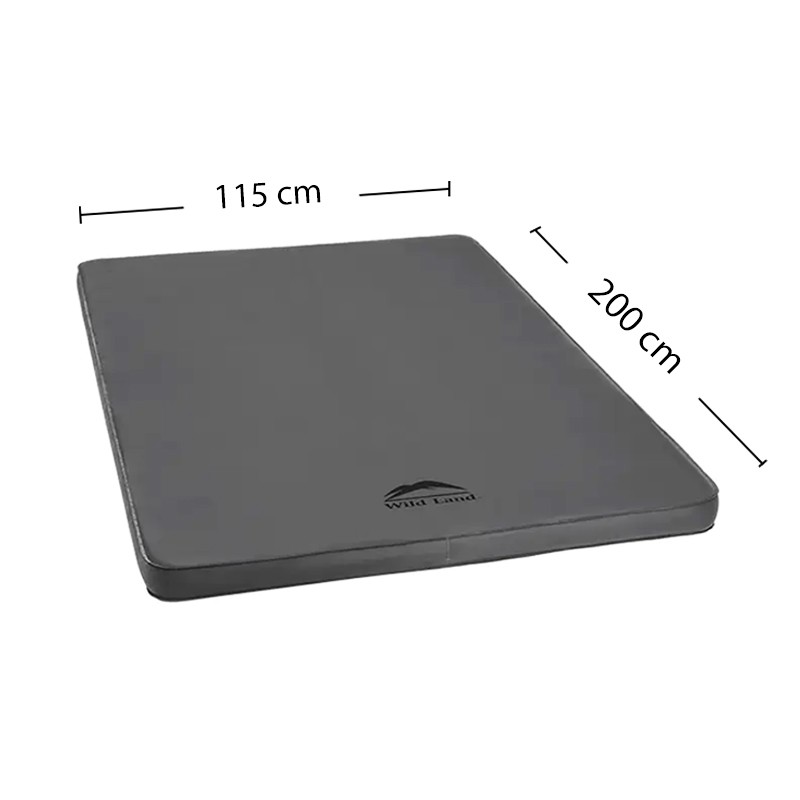 Matelas auto-gonflant pour tente de toit camping vanlife 115 x 200 cm WildLand