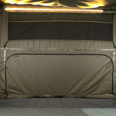 Tente de toit rigide Wild Land 3 places Family Desert Cruiser conçue pour familles et animaux chambre séparation