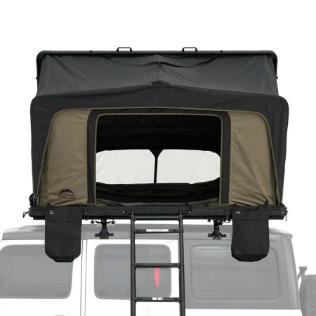 Tente de toit rigide Wild Land 3 places Family Desert Cruiser conçue pour familles et animaux toile robuste