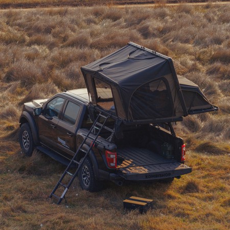 Tente de toit rigide Wild Land 3 places Family Desert Cruiser conçue pour familles et animaux échelle télescopique