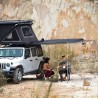 Marquise auvent latéral gauche Wild Land 270° protection contre le soleil