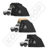 Annexe-B version compatible avec tentes de toit Rock Cruiser, Wild Cruiser Pro 250, Normandy Auto