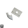 Plaque de fixation pour rail aluminium de tente de toit Vickywood