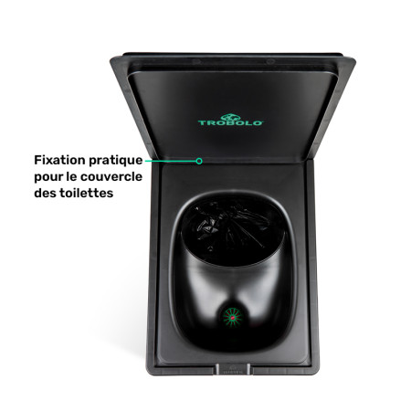 Toilettes sèches BilaBox Trobolo - 2e génération Kombishop couvercle pratique