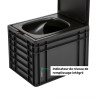 Toilettes sèches BilaBox Trobolo - 2e génération Kombishop indicateur de niveau