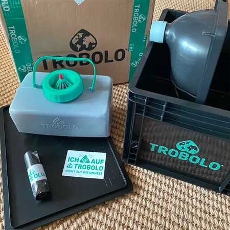 Toilettes sèches BilaBox Trobolo - 2e génération Kombishop tout inclus