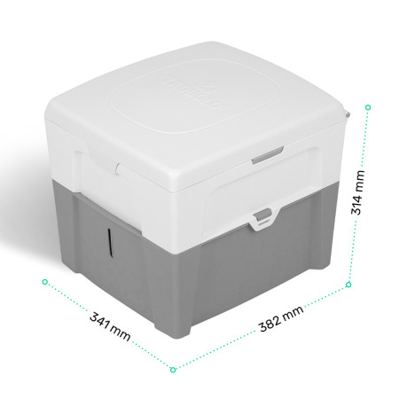 Toilettes sèches TROBOLO WandaGo dimensions