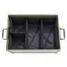 Storage Box Pro kaki - caisse de stockage 48 L bois et alu WildLand vanlife