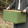 Storage Box Pro kaki - Boîte de stockage 48 L bois et aluminium WildLand
