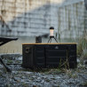 Storage Box Pro noir - Boîte de stockage 48 L bois et alu WildLand vanlife