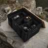 Storage Box Pro noir - Boîte de stockage 48 L bois et alu WildLand stockage sain du matériel