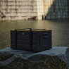 Storage Box Pro noir - Boîte de stockage 48 L bois et alu WildLand pour matériel fragile photographe video