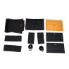 Storage Box Pro noir - Boîte de stockage 48 L bois et alu WildLand à monter soi-même
