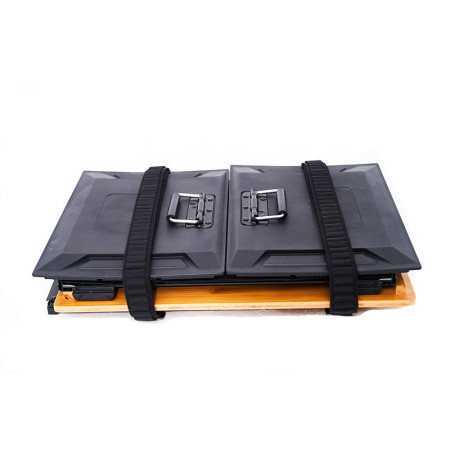 Storage Box Pro noir - Boîte de stockage 48 L bois et alu WildLand en kit