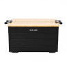 Storage Box Pro noir - Boîte de stockage 48 L bois et alu WildLand