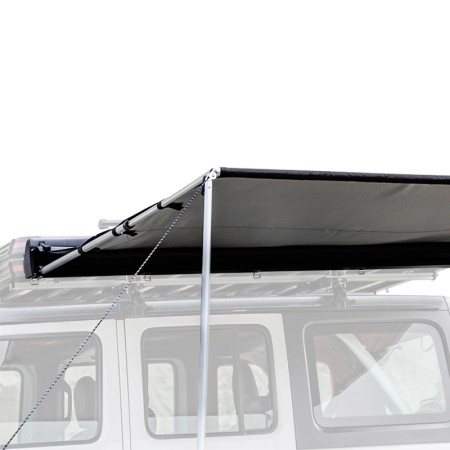 Marquise universelle Wild Land  2 mètres de longueur auvent et store latéral pour voiture, van, fourgon et 4x4