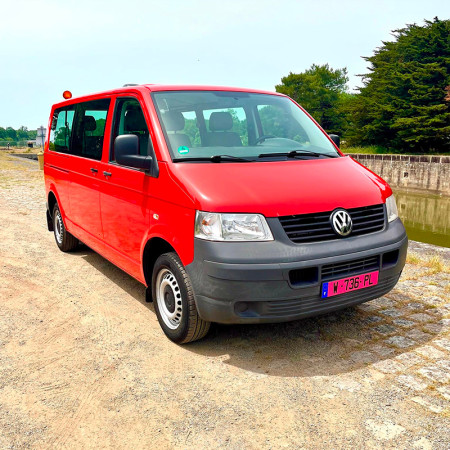 285 VW T5 Transporter 2008 / 123.000 km / 1.9 tdi 84 ch / L2H1 Kombishop moteur fiable